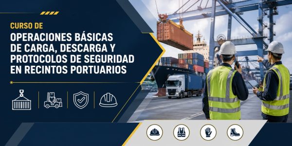 Curso Operaciones básicas de carga, descarga y protocolos de seguridad en recintos portuarios
